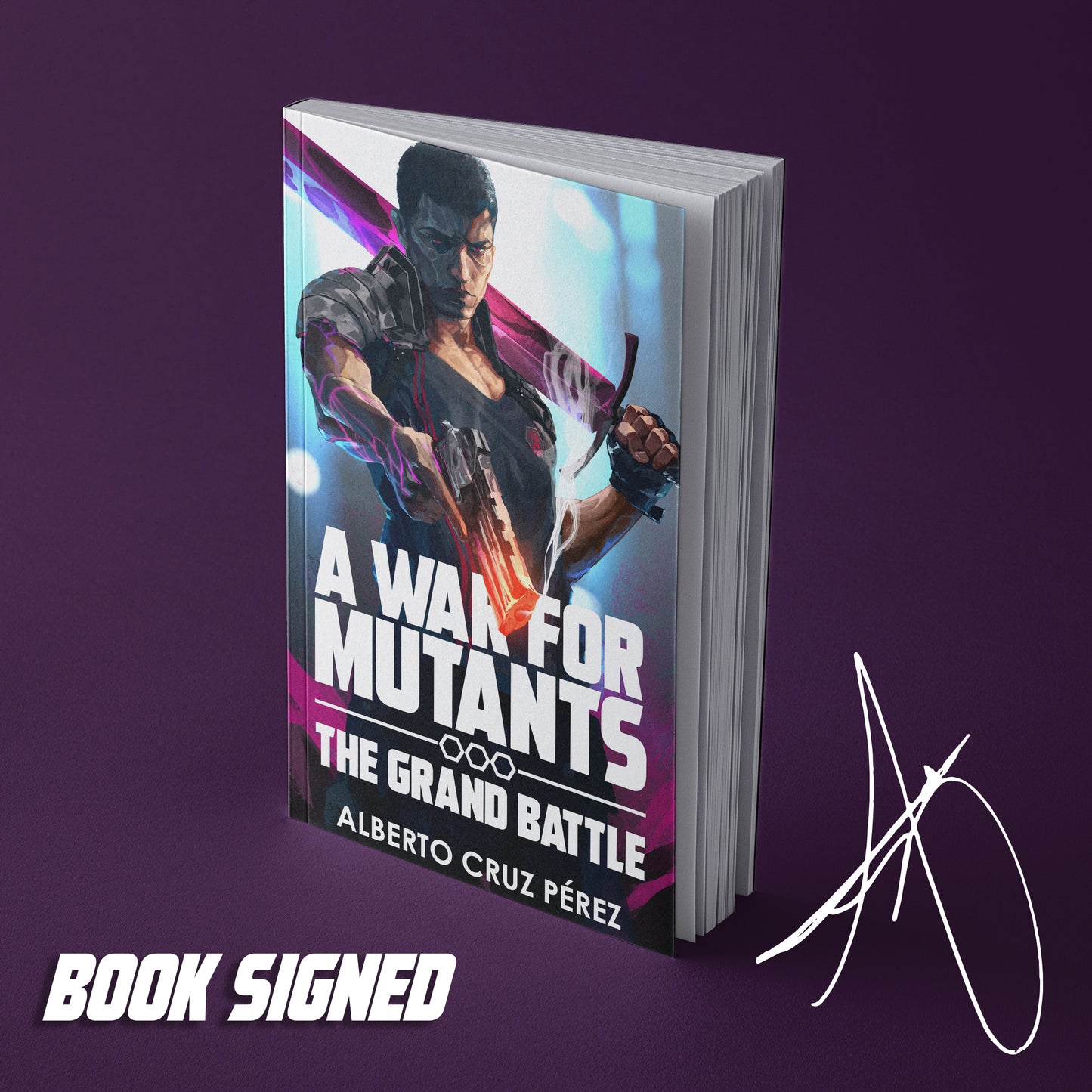 A War For Mutants: The Grand Battle (English Ver.) SIGNED